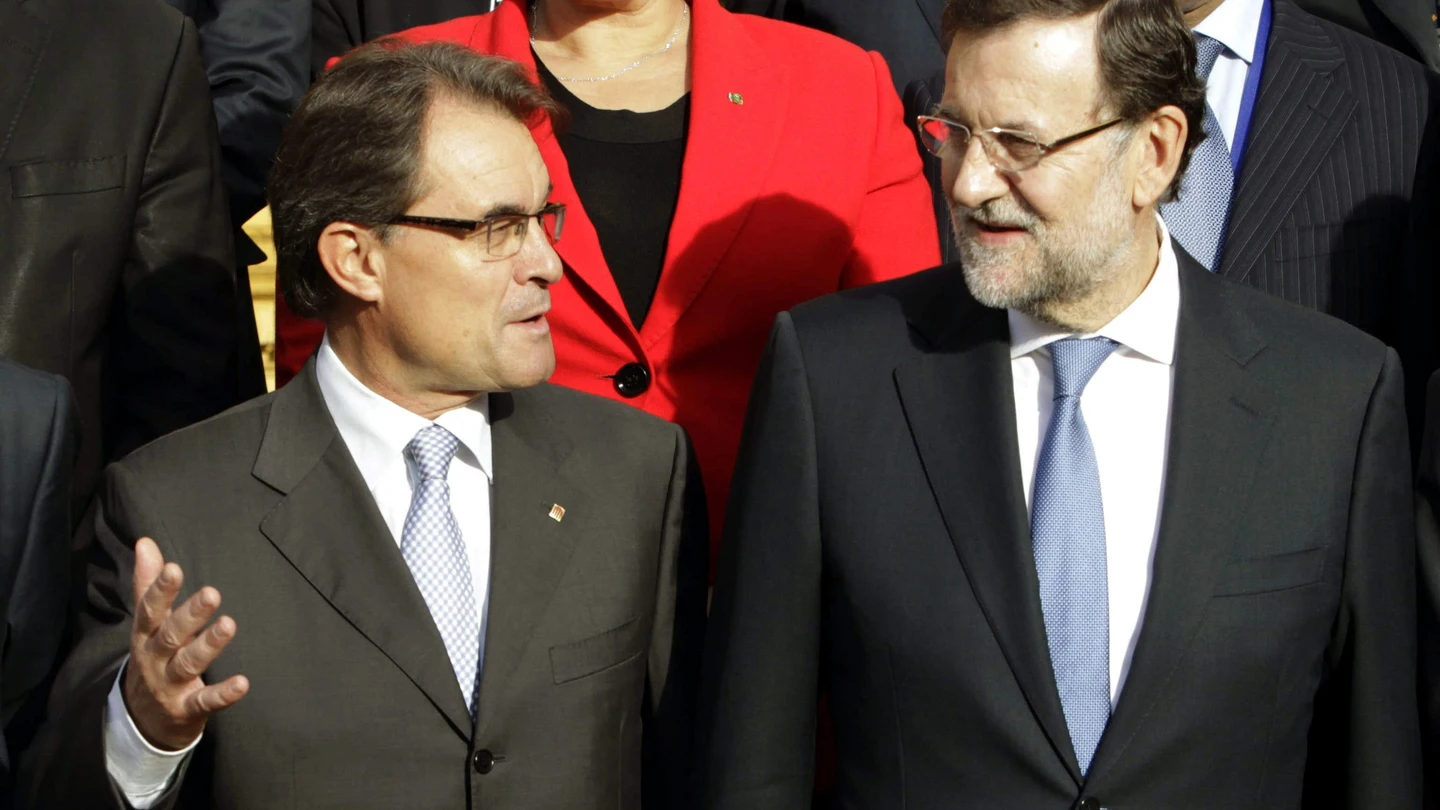 Rajoy y Mas Rajoy y Mas