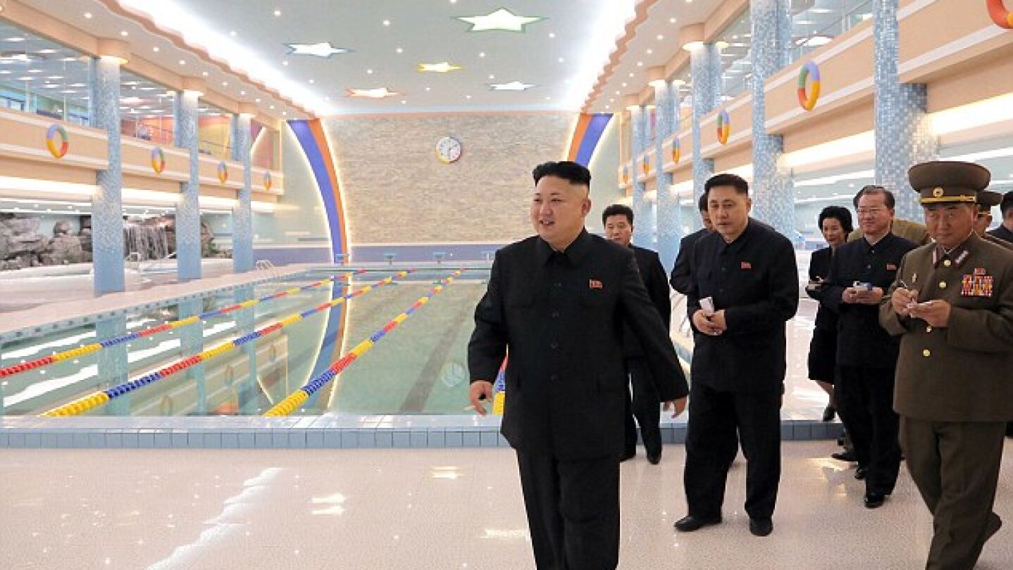 Kim Jong Un, l&iacute;der de Corea del Norte