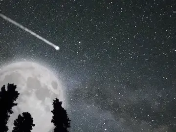 Superluna vs Perseidas Superluna vs Perseidas