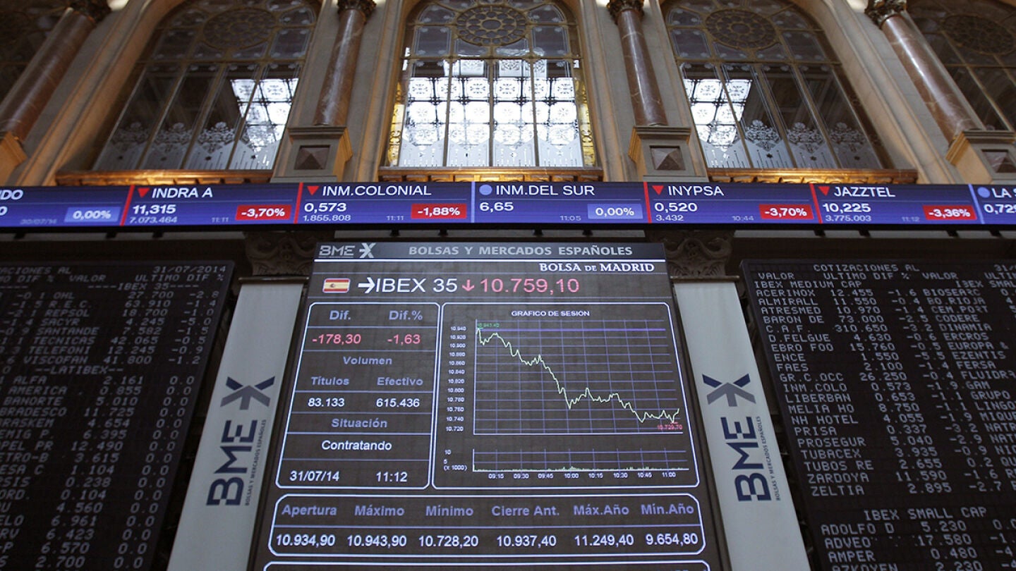Datos del Ibex 35 el 31 de julio