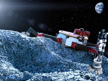 Un robot con microespinas para explorar asteroides Un robot con microespinas para explorar asteroides