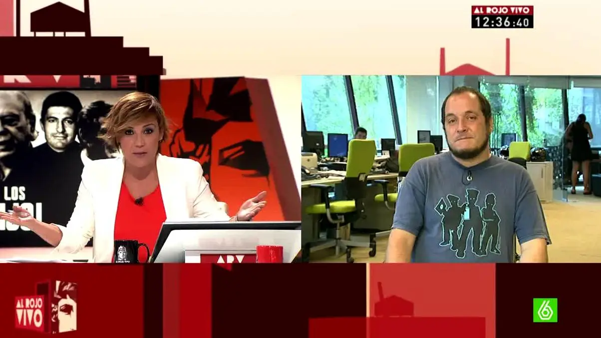 David Fernández, de la CUP, en ARV