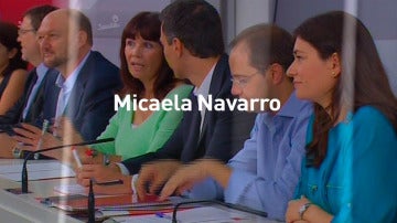 Micaela Navarro , del PSOE en laSexta noche