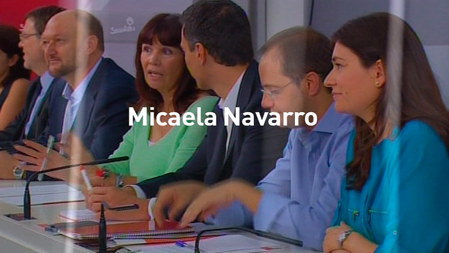 Micaela Navarro , del PSOE en laSexta noche