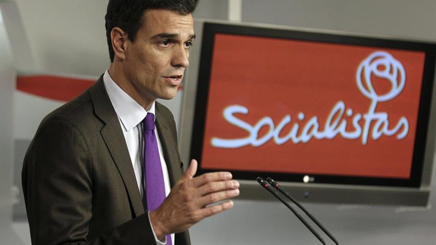 El secretario general del PSOE, Pedro S&aacute;nchez
