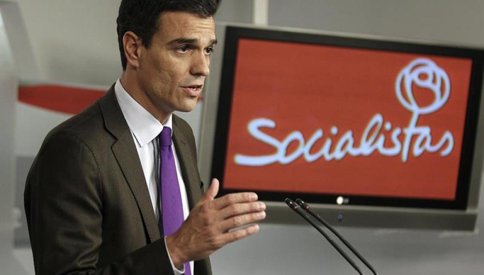 El secretario general del PSOE, Pedro Sánchez