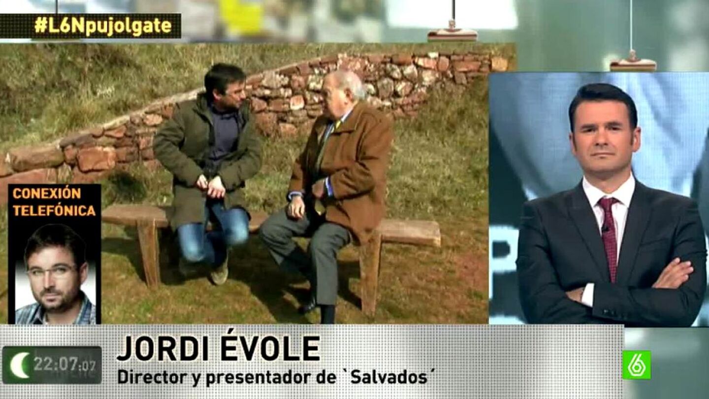 Jordi &Eacute;vole habla con I&ntilde;aki L&oacute;pez