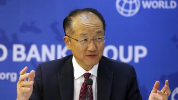 El presidente del Banco Mundial, Jim Yong Kim