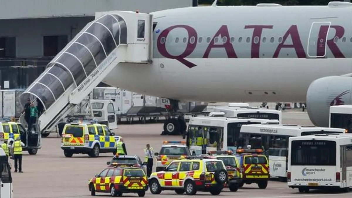 Up to 12 injured on a Doha-Dublin flight due to turbulence days after the death of a man for the same reason Up to 12 injured on a Doha-Dublin flight due to turbulence days after the death of a man for the same reason