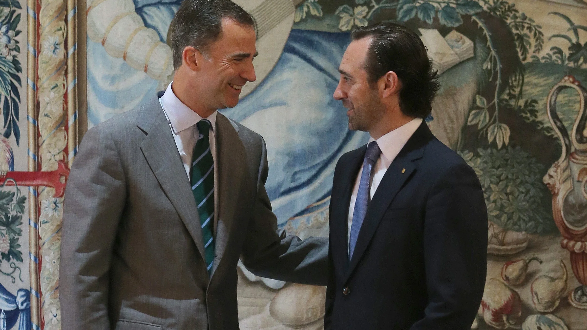 El El rey recibe al presidente de Baleares, Jos&eacute; Ram&oacute;n Bauza