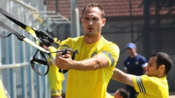 Carlos García, jugador del Maccabi de Tel Aviv en Israel