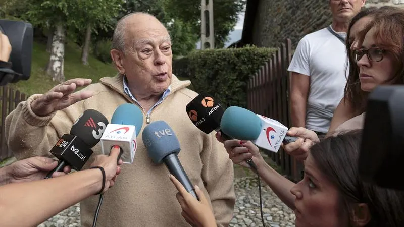 Jordi Pujol en su retiro en Queralbs