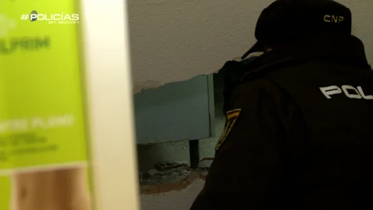 Butrón en una farmacia Butrón en una farmacia