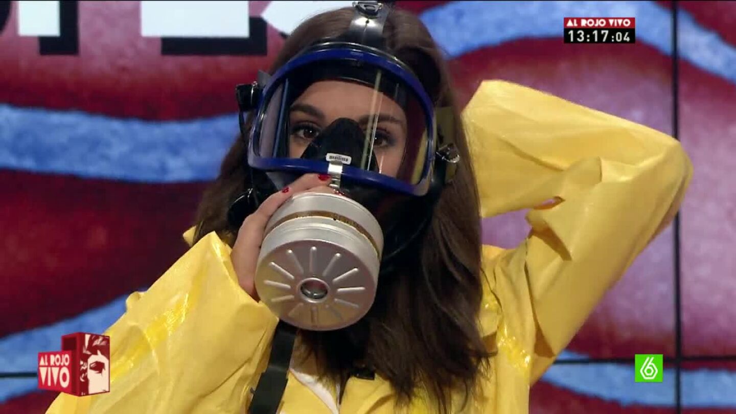 Traje NBQ expuesto en 'Al Rojo Vivo'