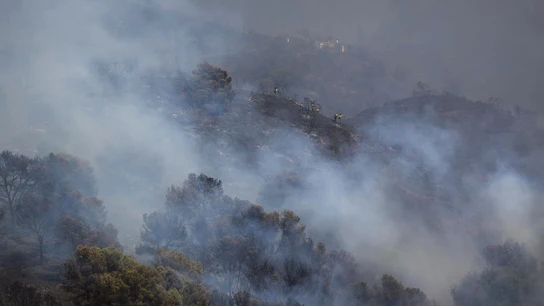 Incendio en Los Montes de Málaga Incendio en Los Montes de Málaga