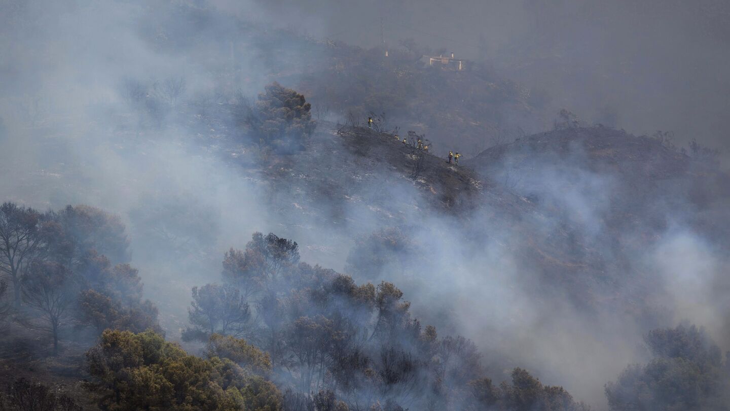 Incendio en Los Montes de M&aacute;laga