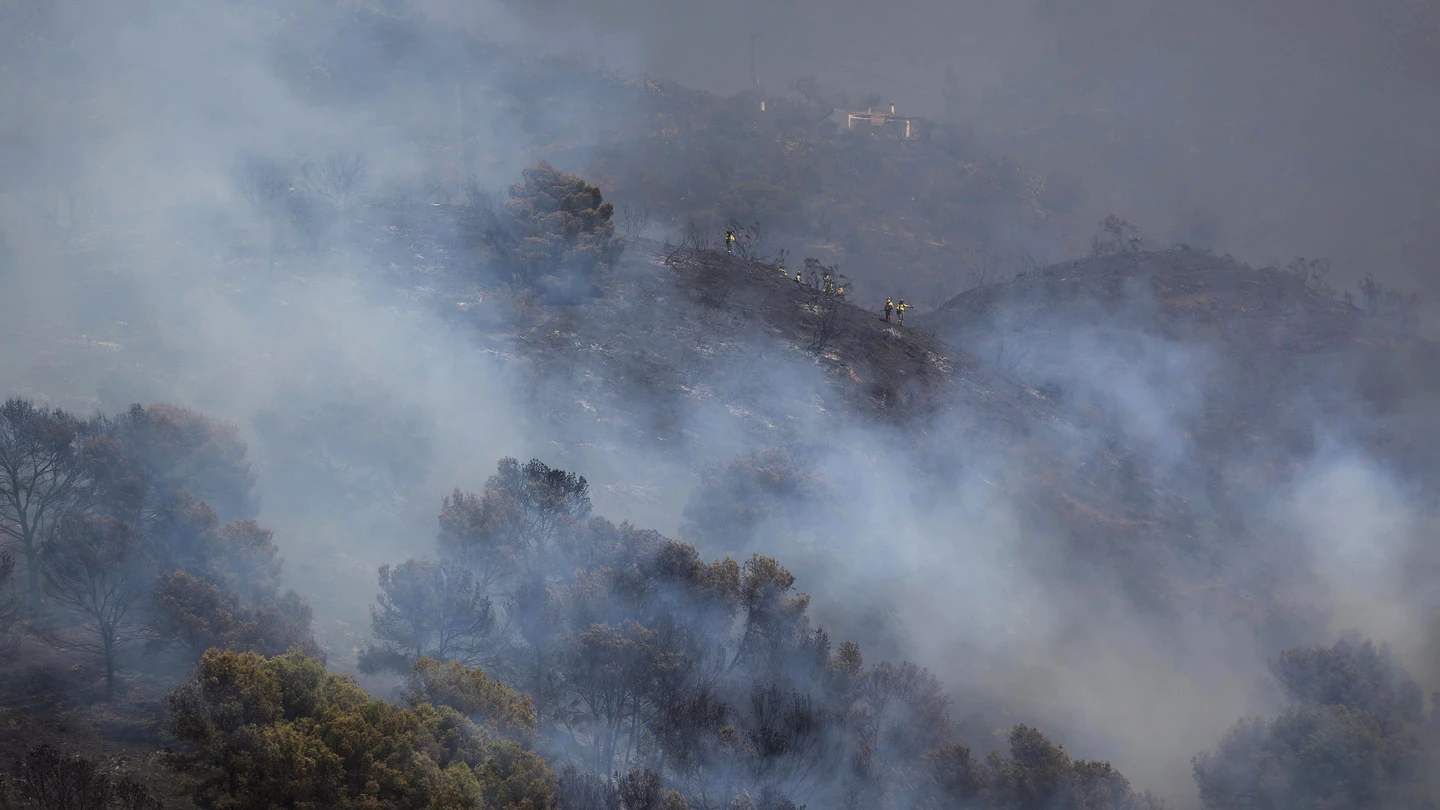 Incendio en Los Montes de Málaga Incendio en Los Montes de Málaga