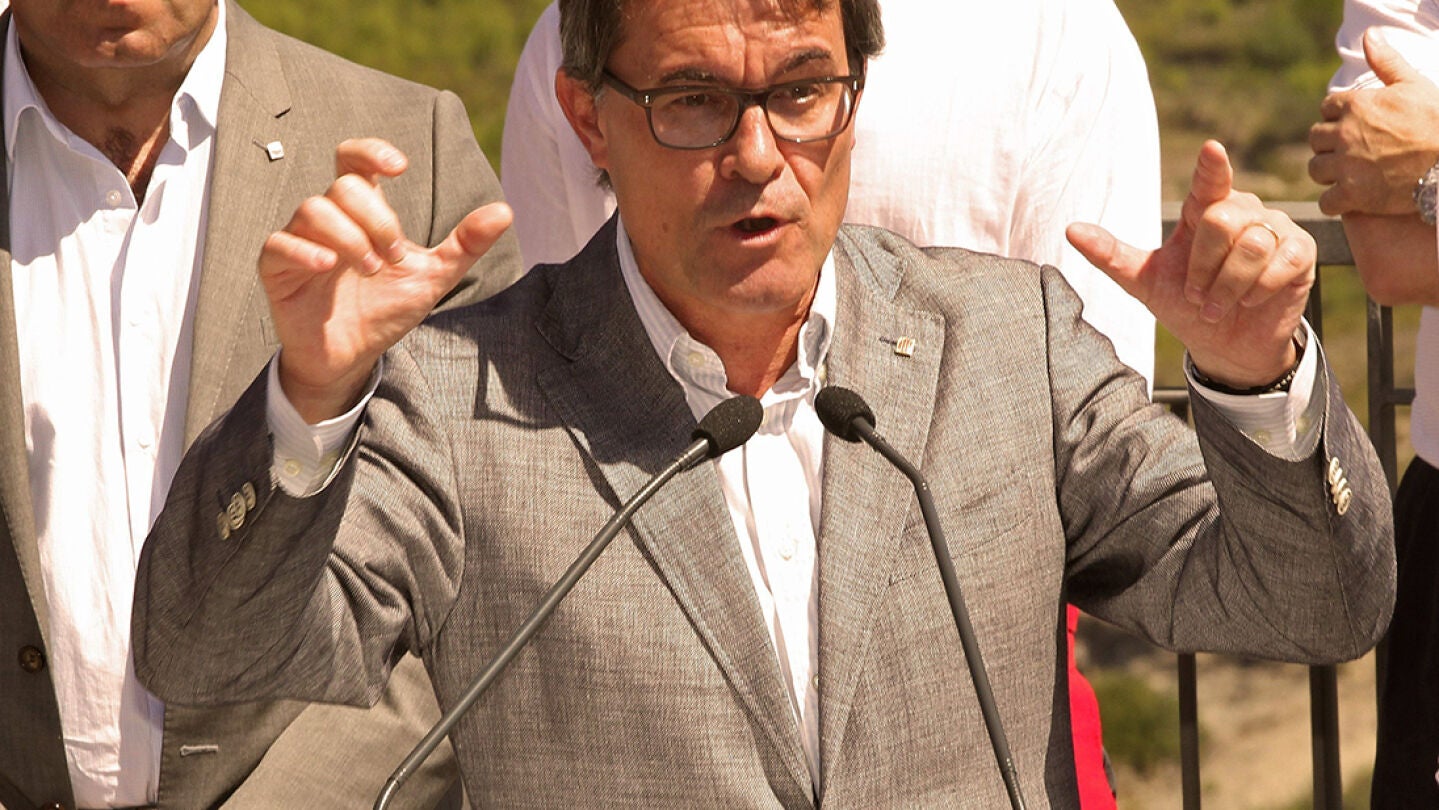 El presidente de la Generalitat, Artur Mas