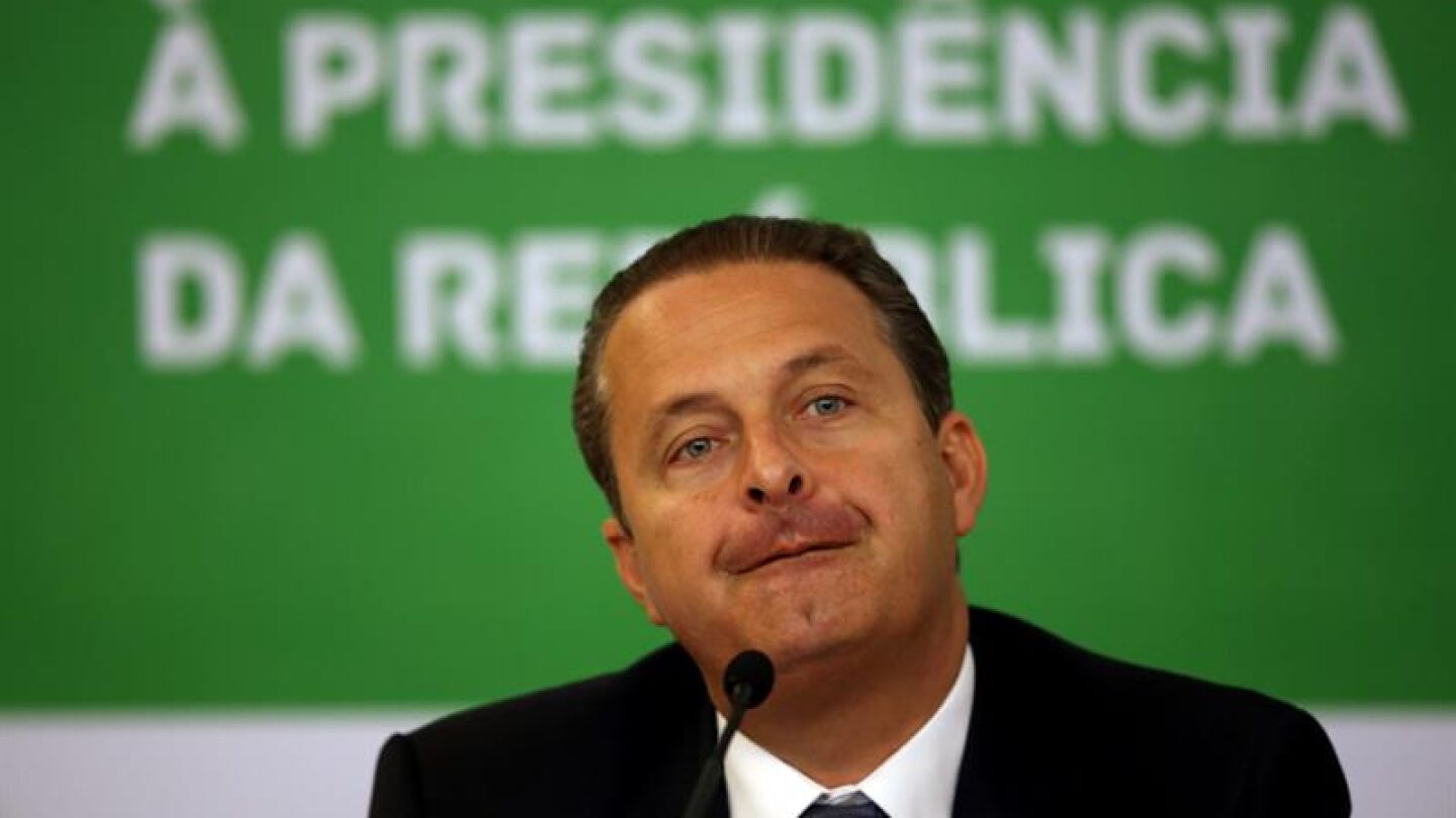 El socialista candidato a la presidencia de Brasil, Eduardo Campos