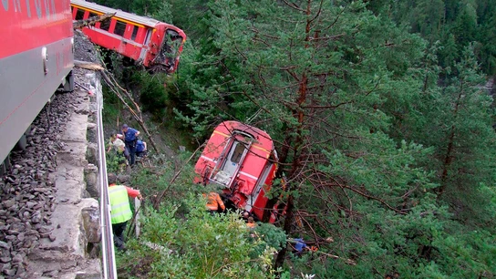 Accidente de tren en Suiza Accidente de tren en Suiza
