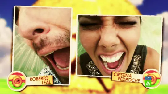 Roberto Leal y Cristina Pedroche hacen zorbing Roberto Leal y Cristina Pedroche hacen zorbing