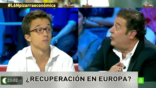 Errejón y Gerardo Camps en laSexta Noche Errejón y Gerardo Camps en laSexta Noche