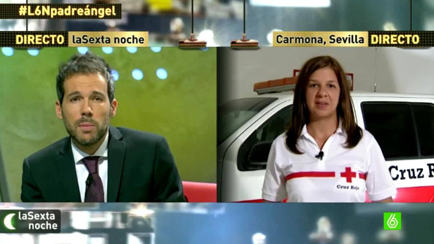 Mar&iacute;a &Aacute;ngeles Garc&iacute;a habla con Javier G&oacute;mez