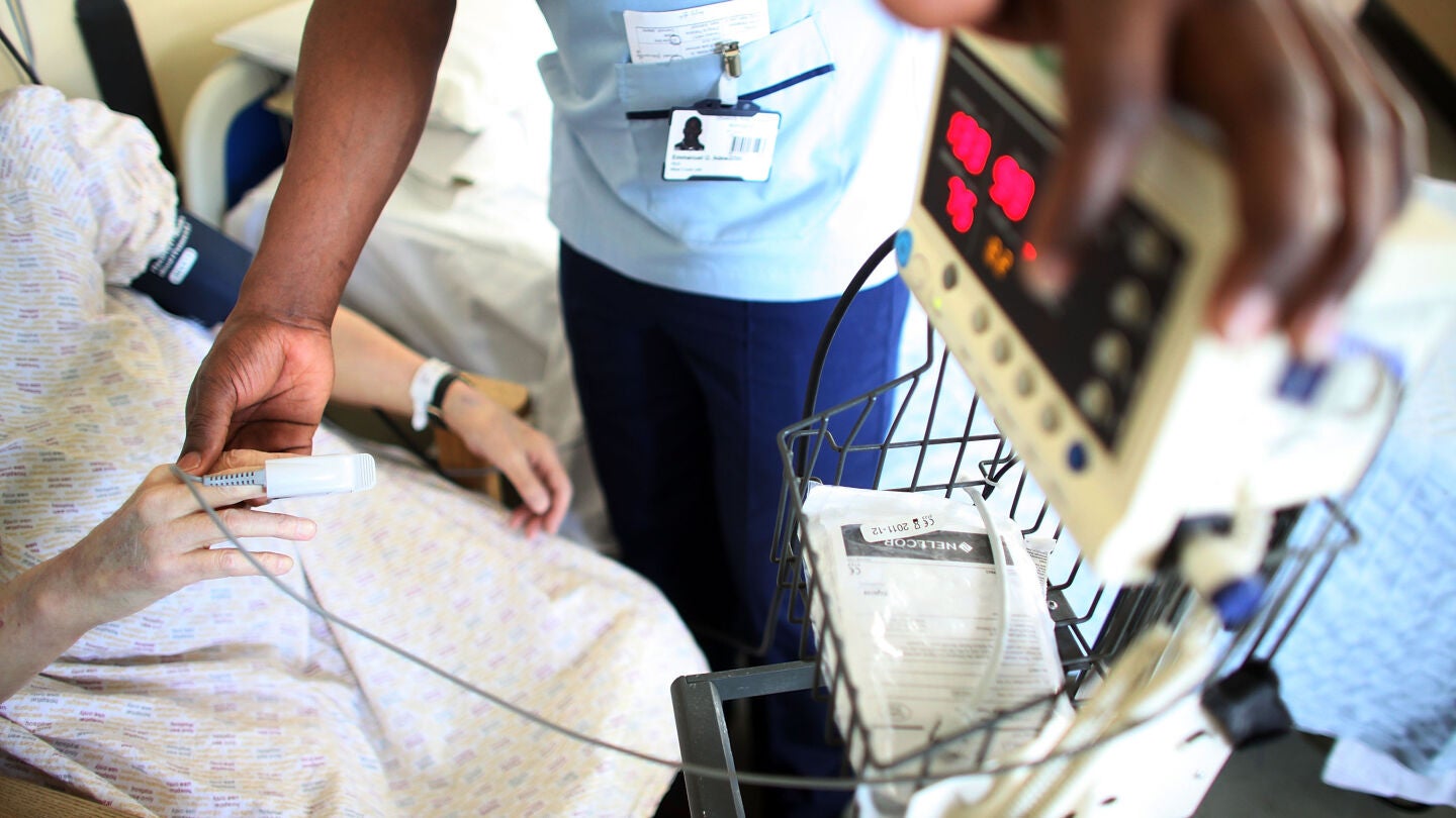 Paciente en el Hospital de Alicante