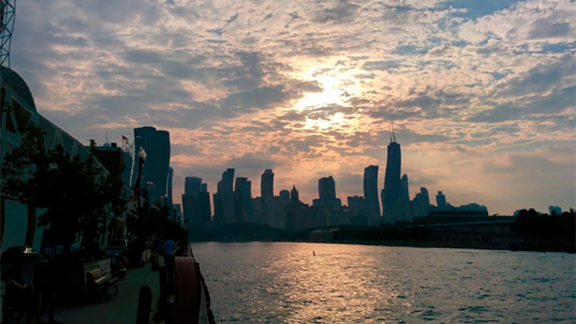 Chicago con efecto rolling shutter