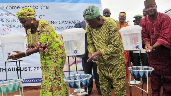 La ministra nigeriana de Recursos del Agua, Sarah Ochee La ministra nigeriana de Recursos del Agua, Sarah Ochee