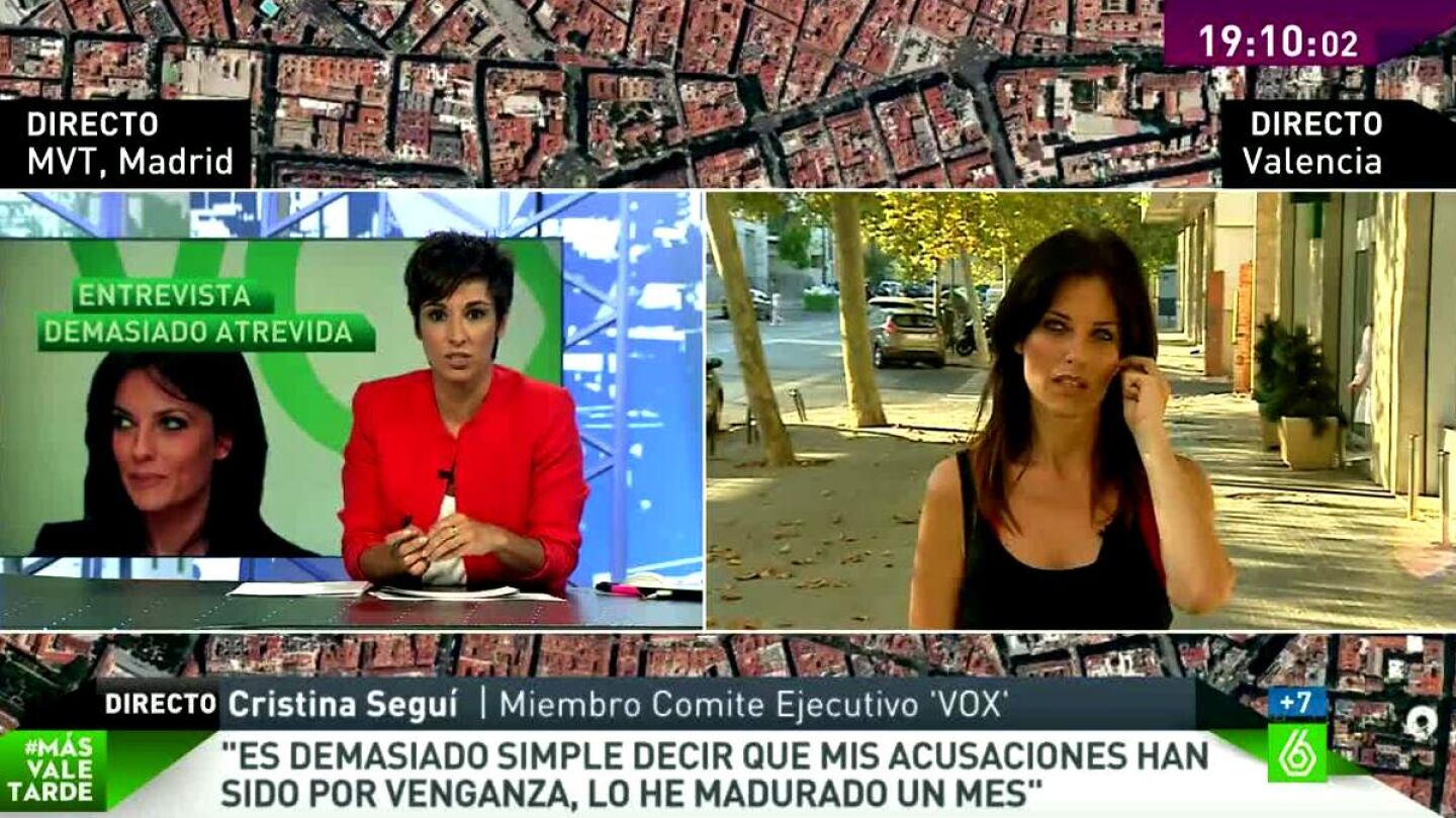 Cristina Segu&iacute;, en MVT