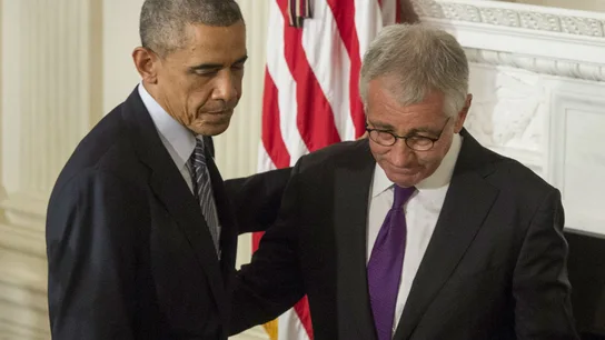 Obama anuncia la renuncia de su secretario de Defensa, Chuck Hagel Obama anuncia la renuncia de su secretario de Defensa, Chuck Hagel
