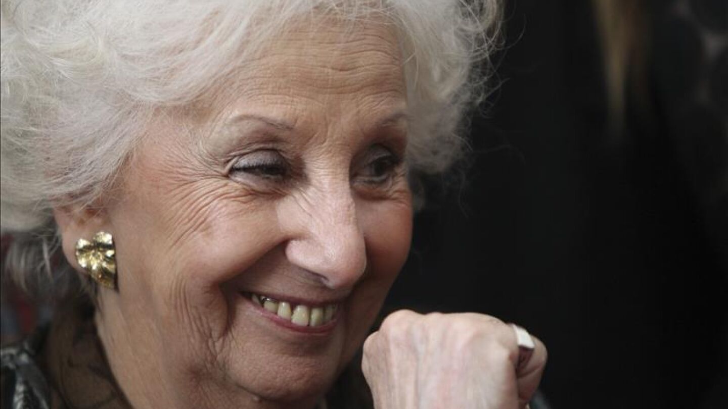 Estela de Carlotto, titular de las Abuelas de Plaza de Mayo