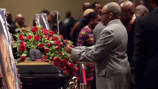 Spike Lee, en el funeral de Michael Brown