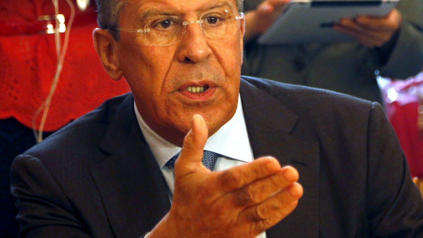 El ministro ruso de Asuntos Exteriores, Sergu&eacute;i Lavrov