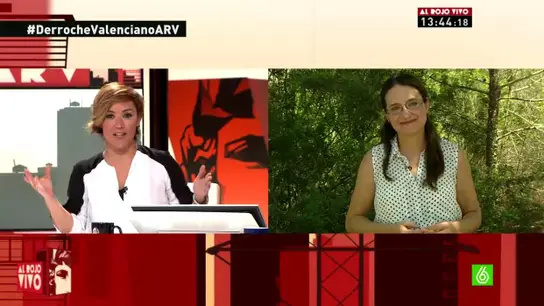 Mónica Oltra en ARV Mónica Oltra en ARV