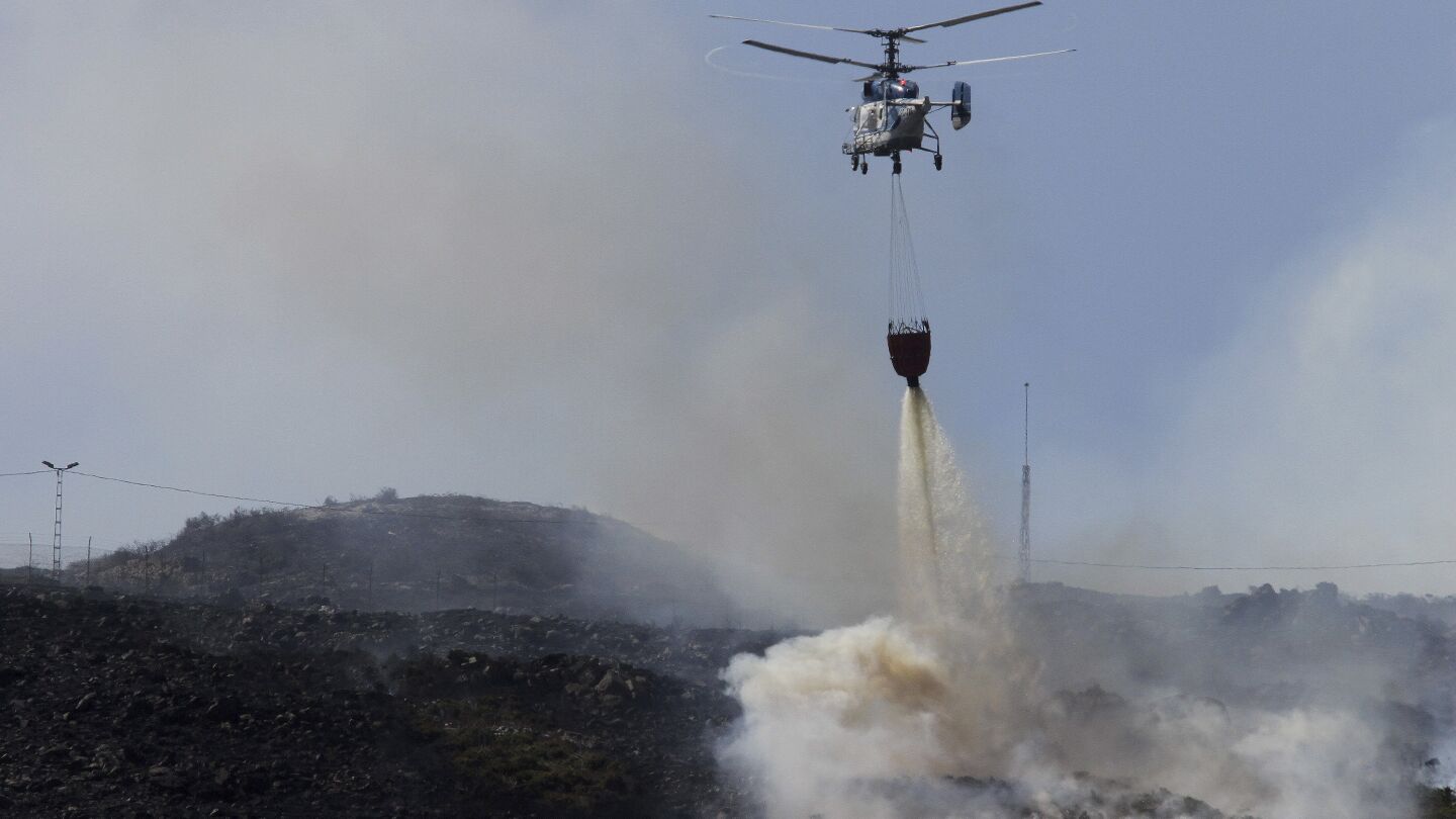Incendio entre los municipios de La L&iacute;nea de la Concepci&oacute;n y San Roque
