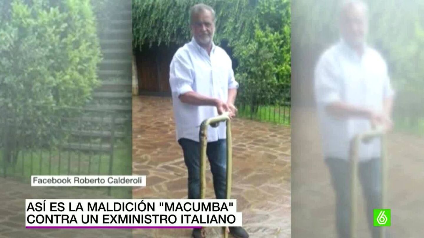 Roberto Calderoli, perseguido por una maldici&oacute;n