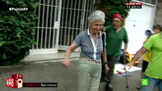 Marta Ferrusola sale de su casa Marta Ferrusola sale de su casa