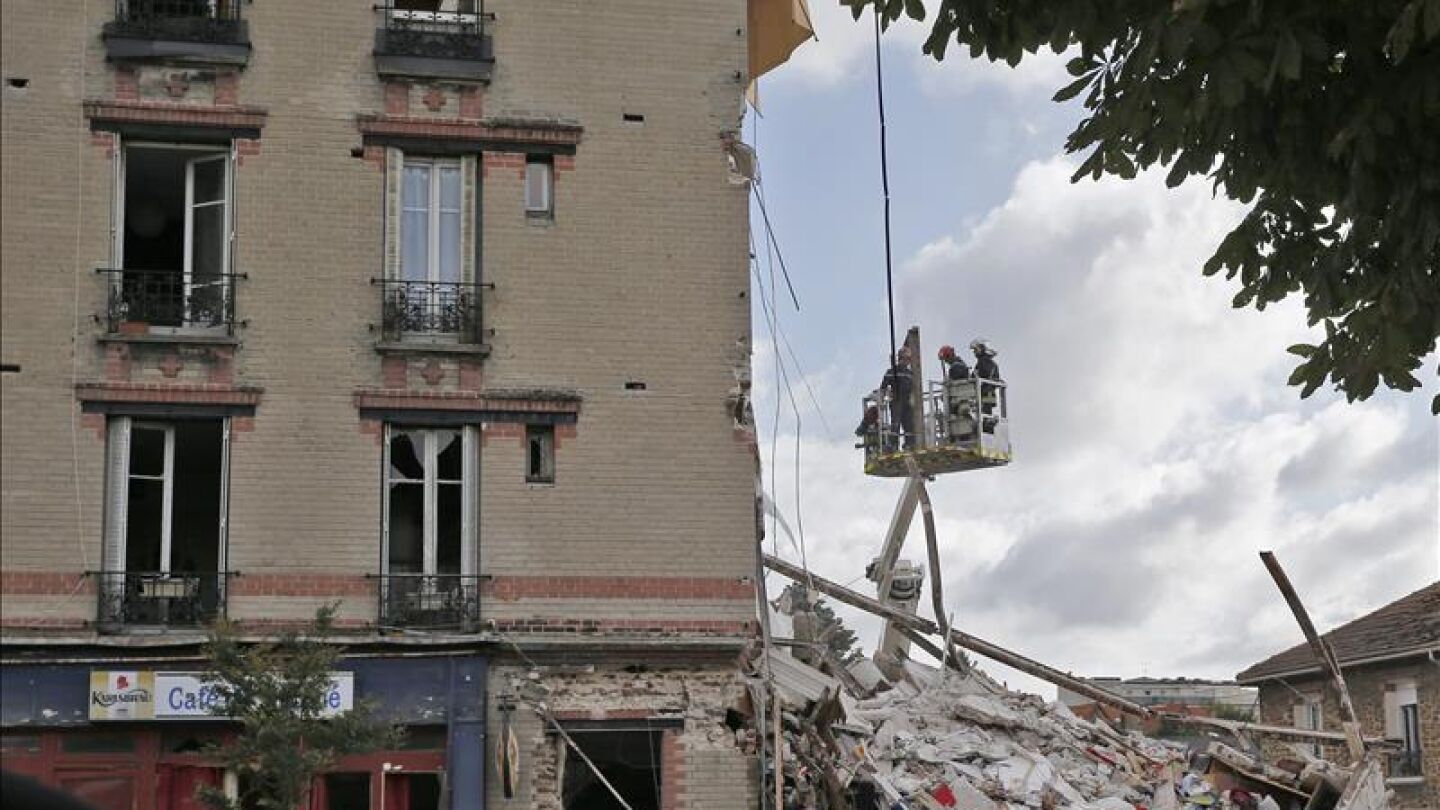 Derrumbe de un edificio en Francia