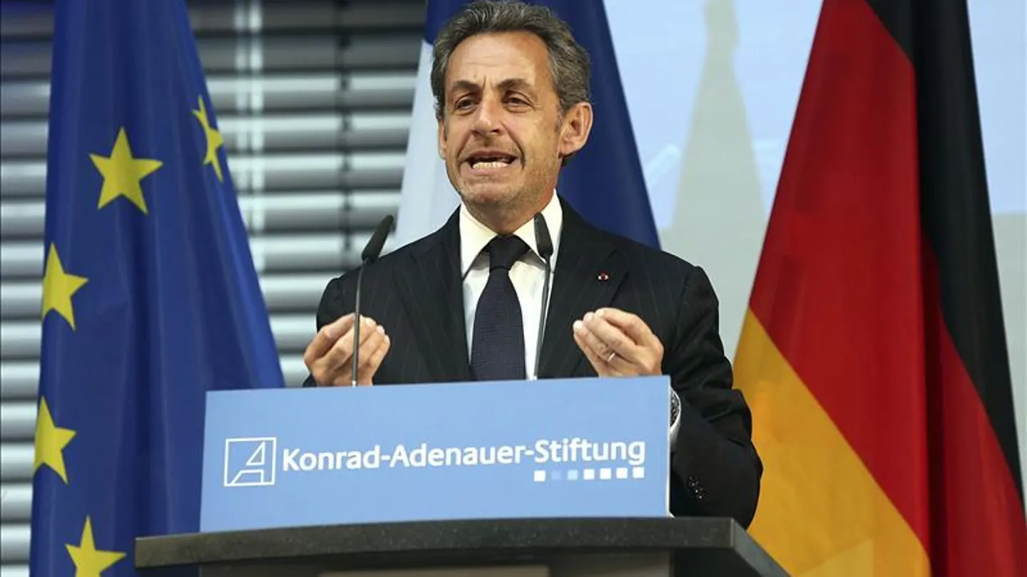 Nicolas Sarkozy, durante una rueda de prensa Nicolas Sarkozy, durante una rueda de prensa