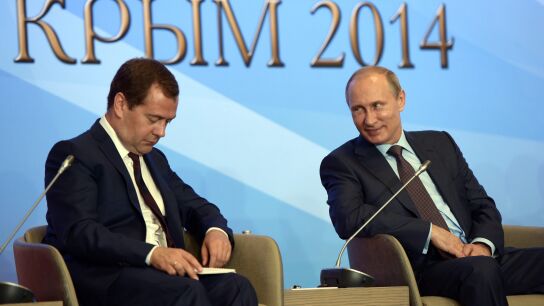 Medvedev y Putin, en una foto de archivo
