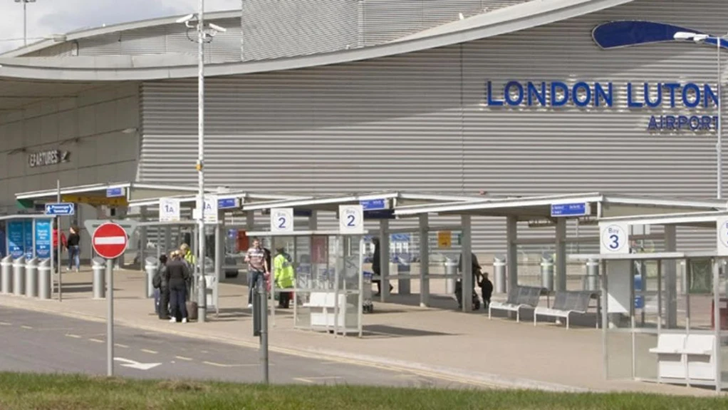 El aeropuerto de Luton, en Londres