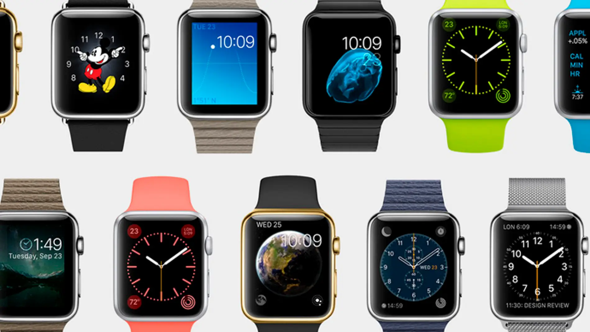 Las múltiples caras de Apple Watch