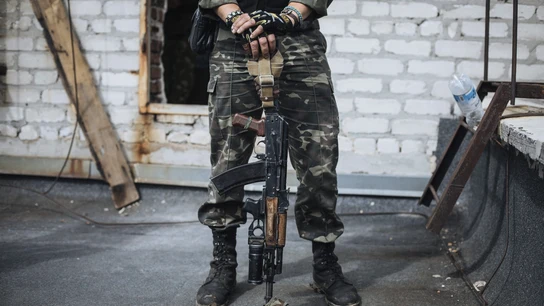 Un soldado ucraniano cerca de Donetsk (Archivo) Un soldado ucraniano cerca de Donetsk (Archivo)
