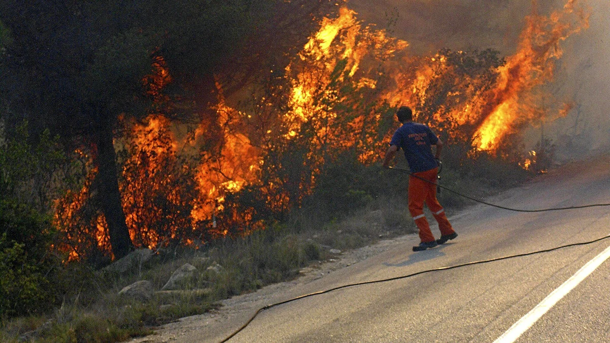 Incendio en Xàbia y Dénia