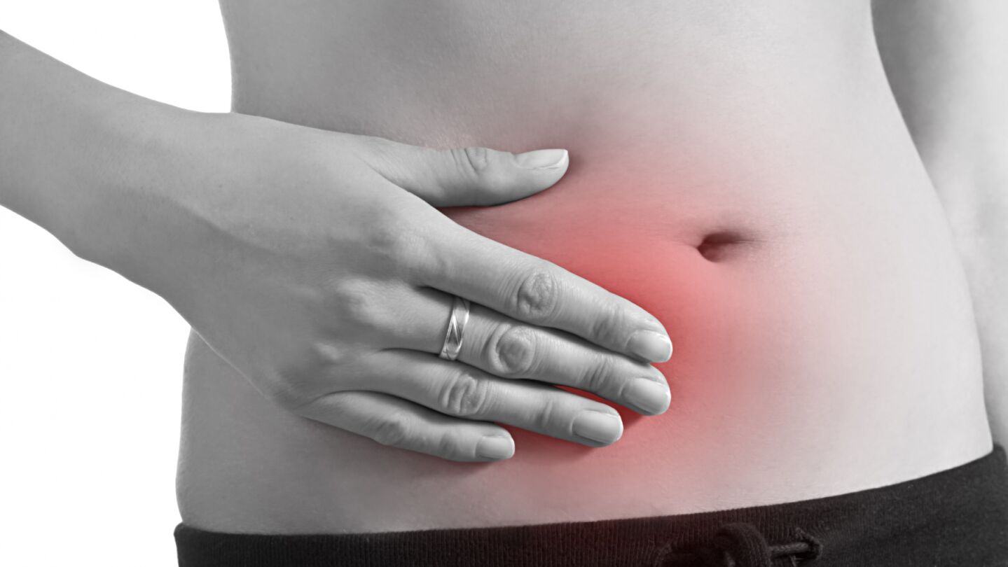 Abdomen de una mujer