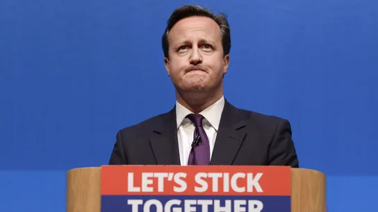 David Cameron en durante un acto celebrado en Aberdeen, Escocia David Cameron en durante un acto celebrado en Aberdeen, Escocia
