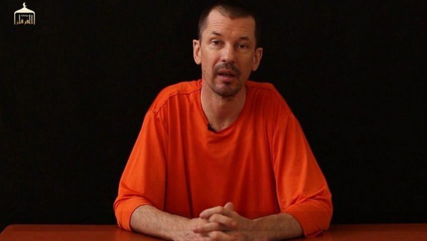 El periodista brit&aacute;nico John Cantlie