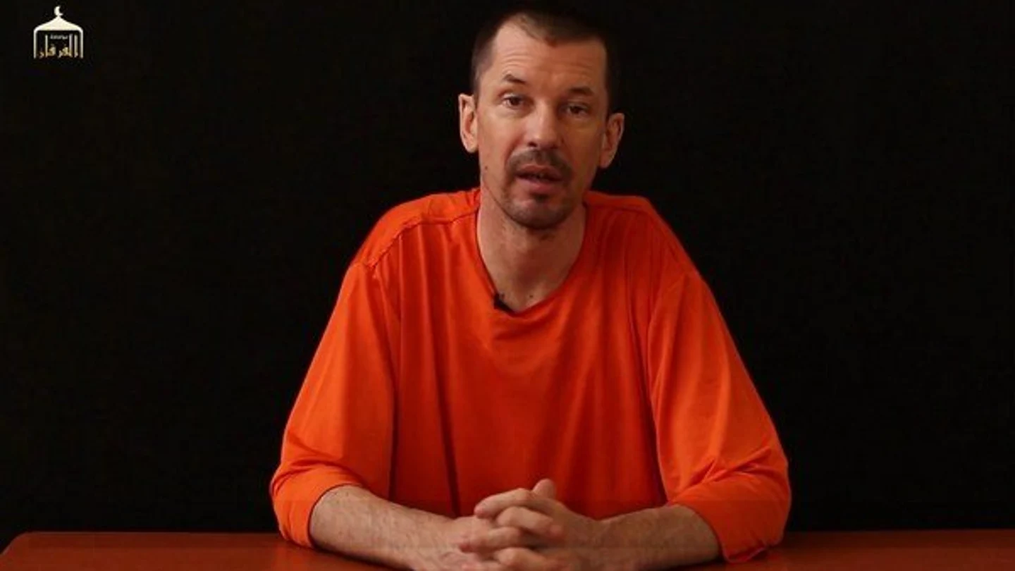 El periodista británico John Cantlie El periodista británico John Cantlie